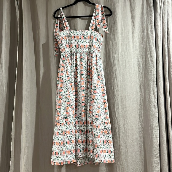 Like-new Tuckernuck Hyacinth House Floral Lupine Midi Dress - Picture 10 of 10